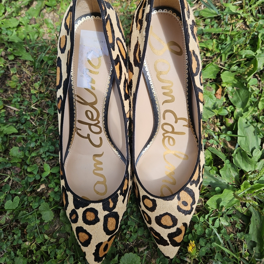 Sam edelman leopard print pumps. Size 10